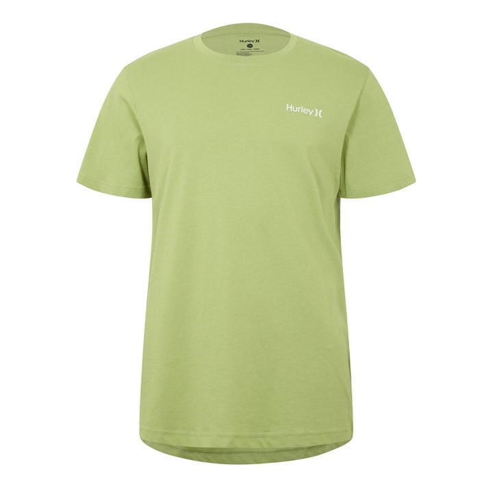 Hurley Men' Green T-Shirt in Size S, Sports Direct