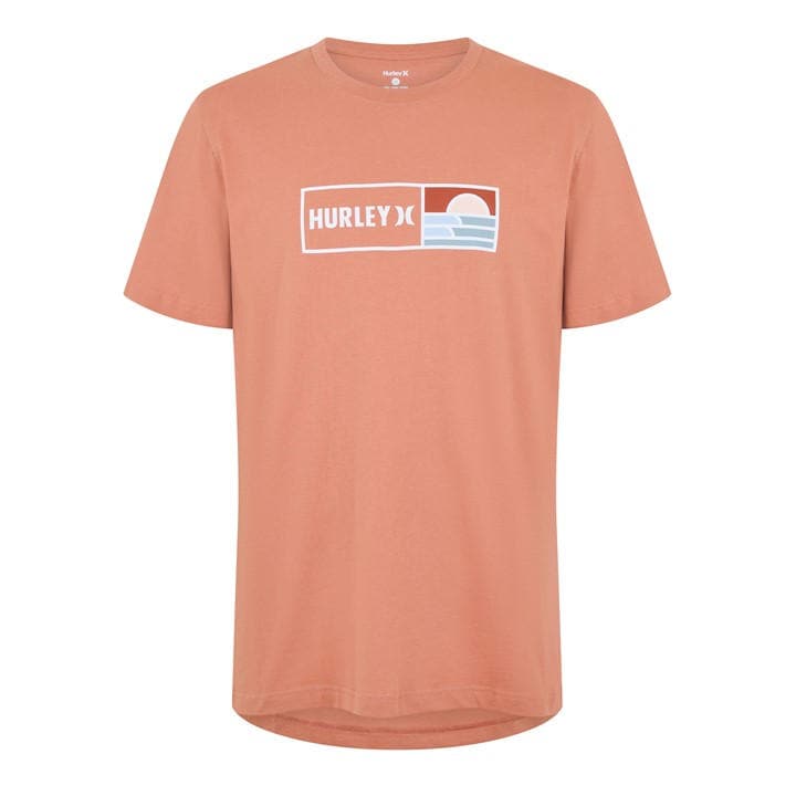 Hurley Men' Red T-Shirt in Size S, Sports Direct