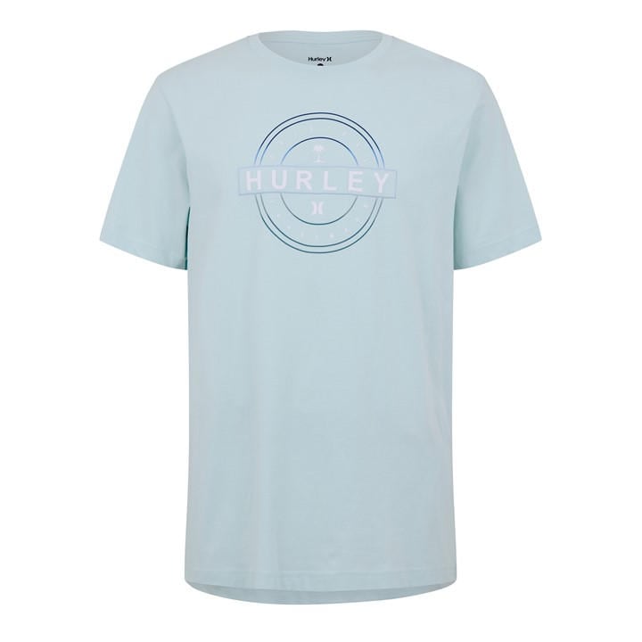 Hurley Men's Blue T-Shirt in Size L, Sports Direct