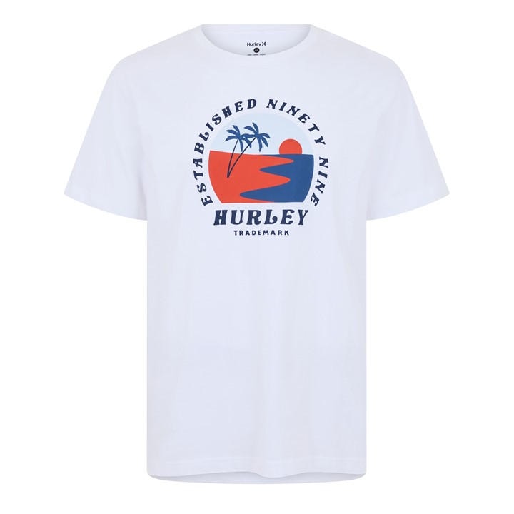 Hurley Men's White T-Shirt in Size XL, Sports Direct