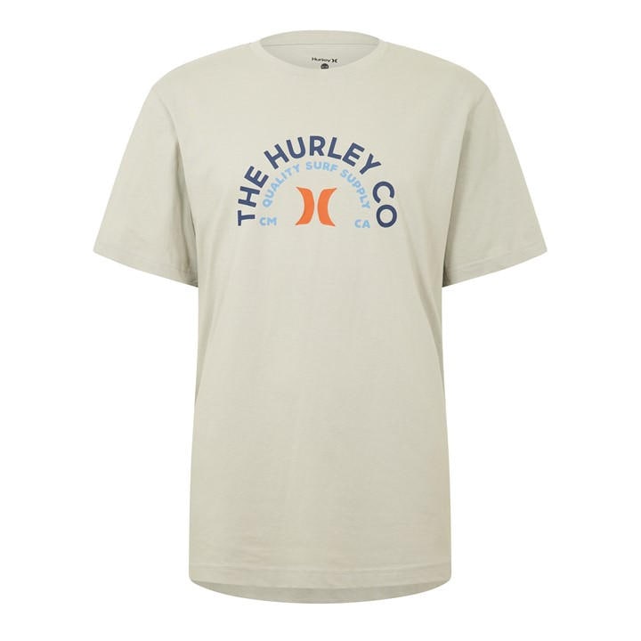 Hurley Men' Grey T-Shirt in Size S, Sports Direct
