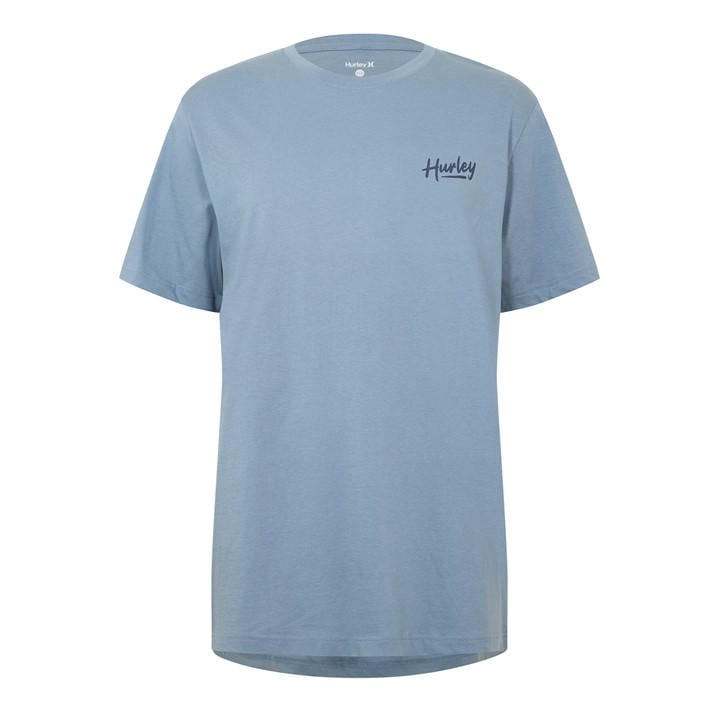 Hurley Men' Blue T-Shirt in Size S, Sports Direct