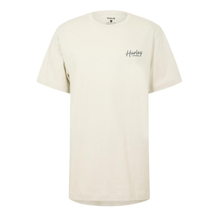 Hurley Men's Cream T-Shirt in Size M, Sports Direct