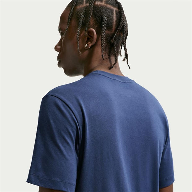 Navy Swoosh - Nike - Men's T-Shirt