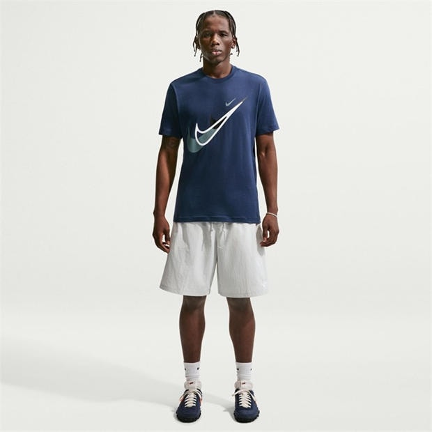 Navy Swoosh - Nike - Men's T-Shirt