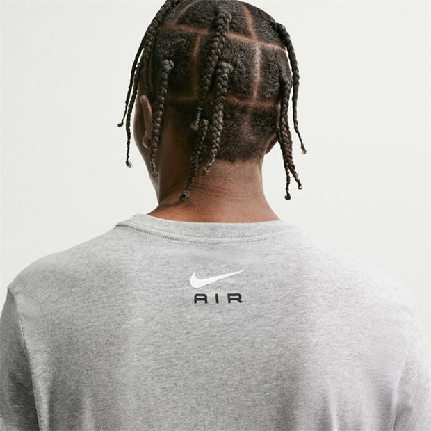 Grey Air Swoosh - Nike - Men's T-Shirt