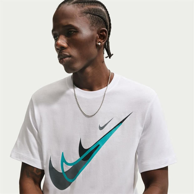 White Swoosh - Nike - Men's T-Shirt