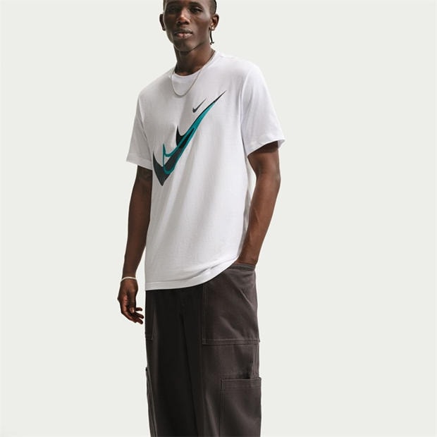 White Swoosh - Nike - Men's T-Shirt