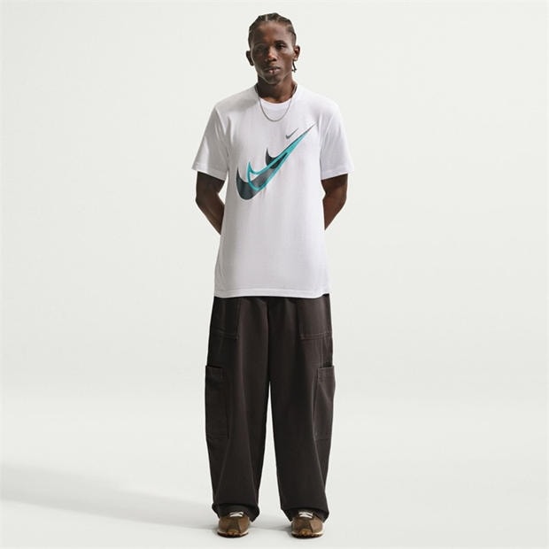 White Swoosh - Nike - Men's T-Shirt