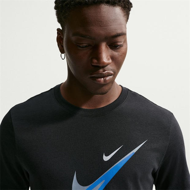 Black Swoosh - Nike - Men's T-Shirt