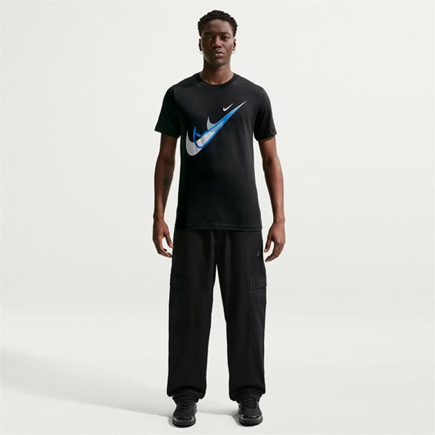 Black Swoosh - Nike - Men's T-Shirt
