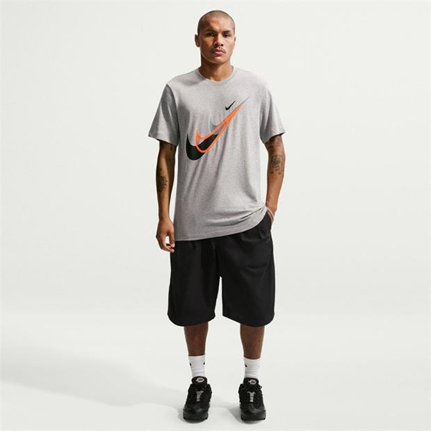 Grey Swoosh - Nike - Men's T-Shirt