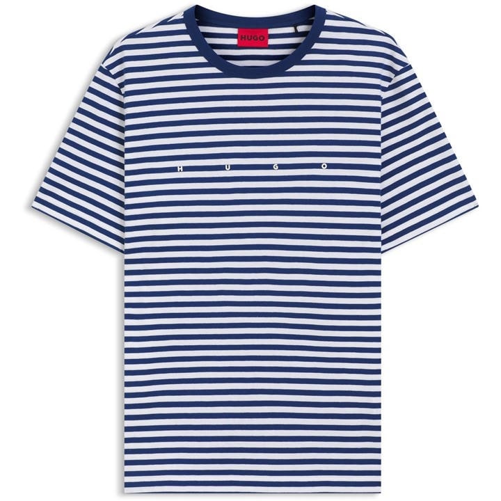 Hugo Men's Blue T-Shirt in Size M, Sports Direct