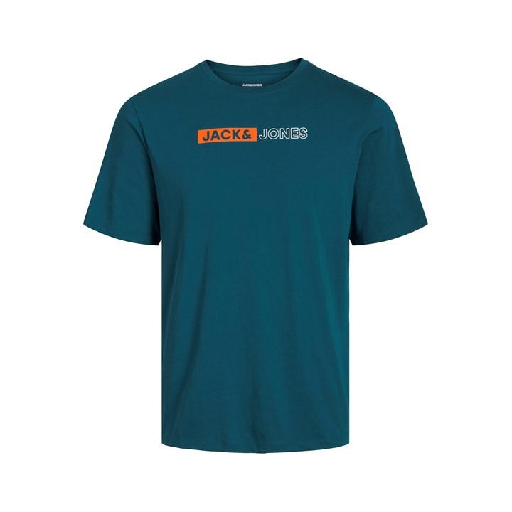 Jack And Jones Men's Blue Jack Corp Logo T-Shirt Plus Size in Size 3XL, Sports Direct