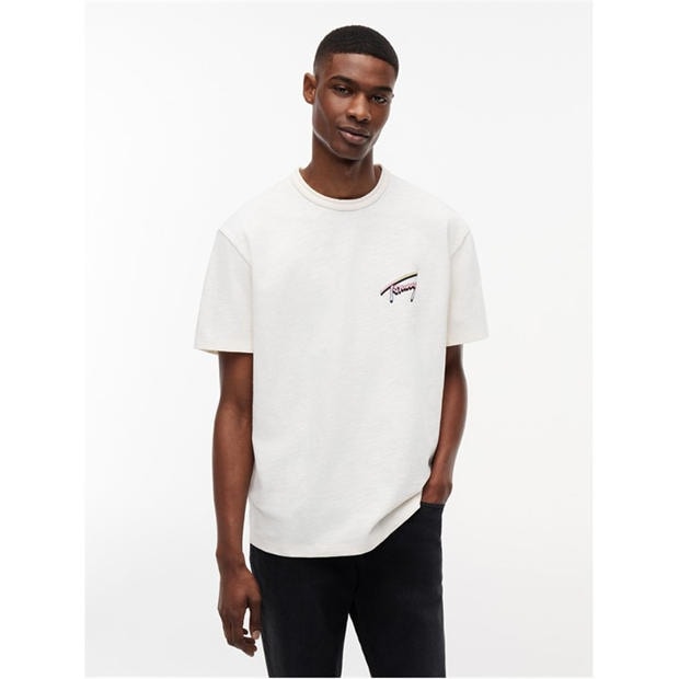 Ancient White - Tommy Jeans - Men's T-Shirt
