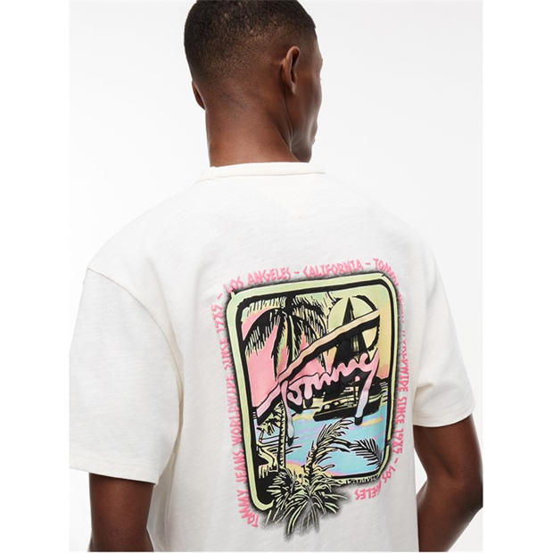 Ancient White - Tommy Jeans - Men's T-Shirt