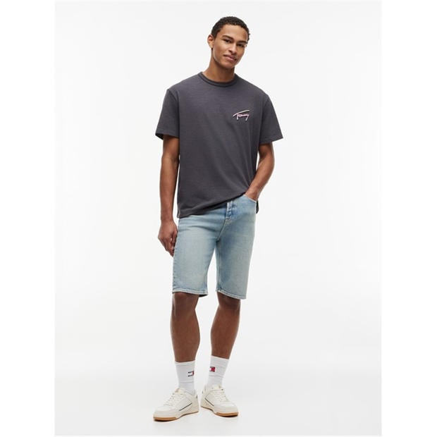 Washed Black - Tommy Jeans - Men's T-Shirt