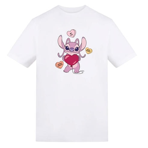 Character - Disney Printed Junior Valentines Day Tee