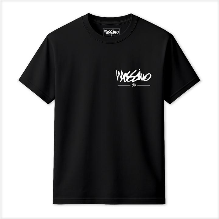 Mossimo Men' Black Signature T-Shirt in Size S, Sports Direct