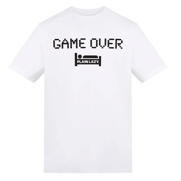 Game Over - Plain Lazy - Plain Lazy Printed Tee