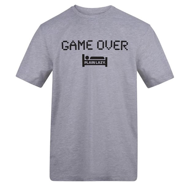 Game Over - Plain Lazy - Plain Lazy Printed Tee