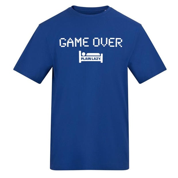 Game Over - Plain Lazy - Plain Lazy Printed Tee