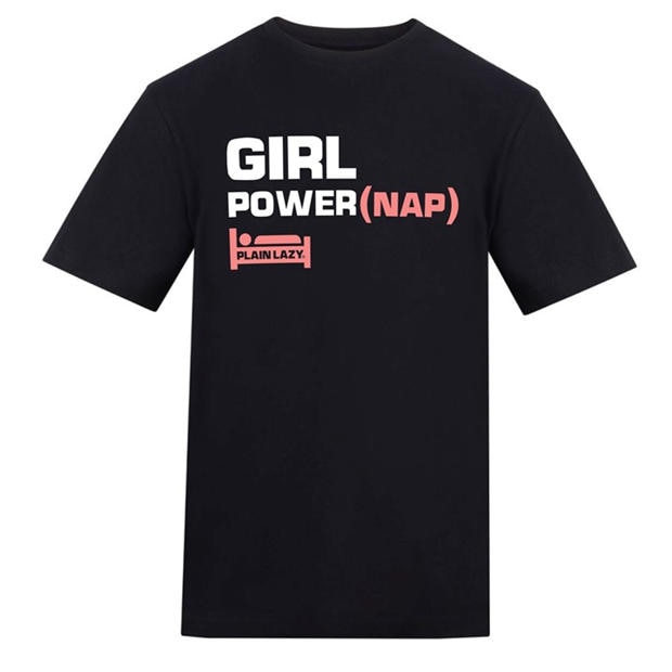 Girl Power(Nap) - Plain Lazy - Plain Lazy Printed Tee