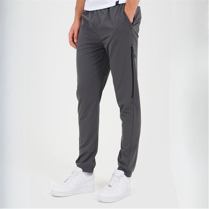 Brave Soul Men' Grey Slim Leg Tech Pant in Size S, Sports Direct