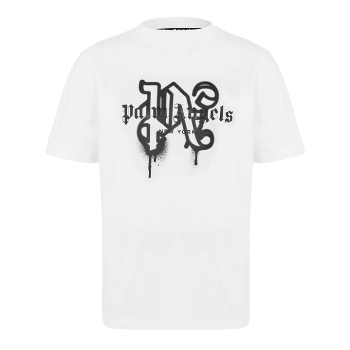 Palm Angels Men's  Ny Mono T-Shirt in Size L, Sports Direct