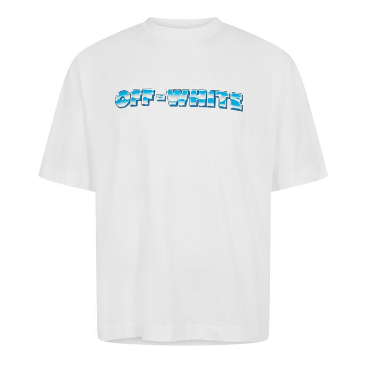 Off White Men's White Off T-Shirt in Size M, Sports Direct