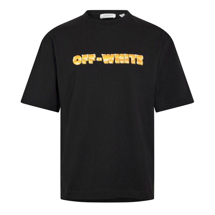 Off White Men' Black T-Shirt in Size S, Sports Direct