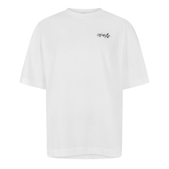 Off White Men's White Off T-Shirt in Size XS, Sports Direct