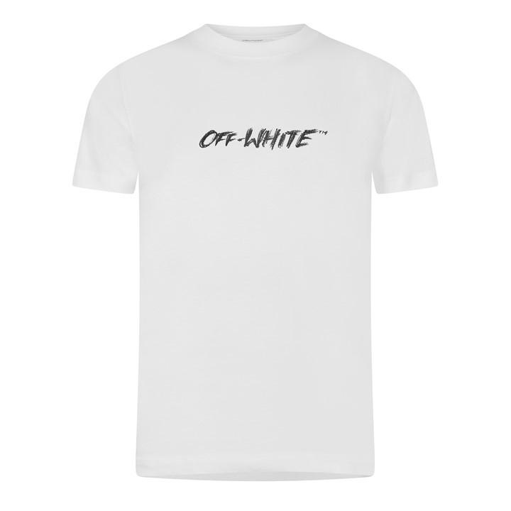 Off White Men's White Off Slim Fit T-Shirt in Size XS, Sports Direct