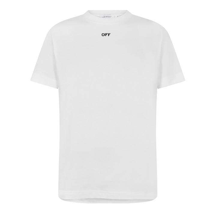 Off White Men's White Off Slim Fit T-Shirt in Size 2XL, Sports Direct