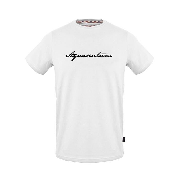 Aquascutum Men's White T-Shirt in Size M, Sports Direct