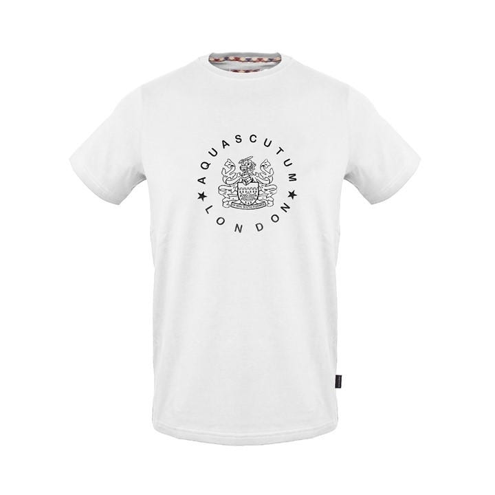 Aquascutum Men's White T-Shirt in Size M, Sports Direct