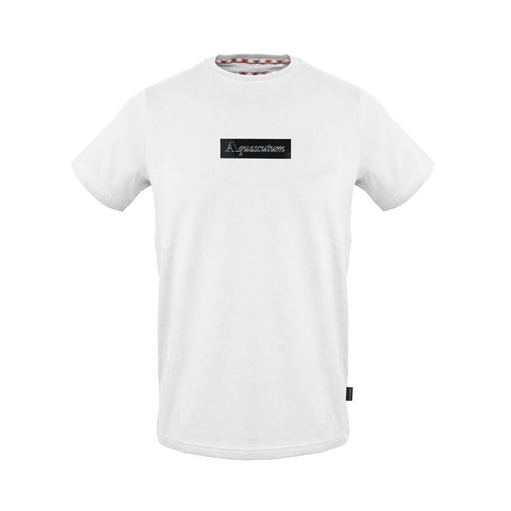 Aquascutum - Men's T-Shirt - Short Sleeve - White - Small - Image 2