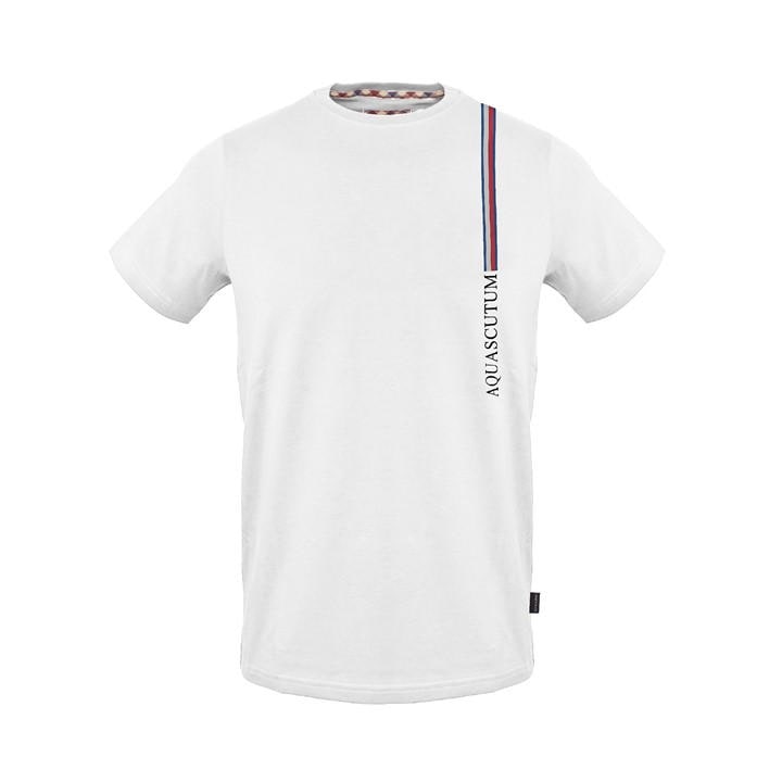 Aquascutum Men' White T-Shirt in Size S, Sports Direct