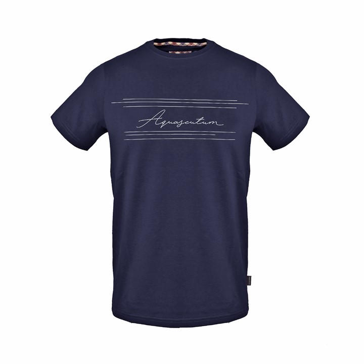 Aquascutum Men's Blue T