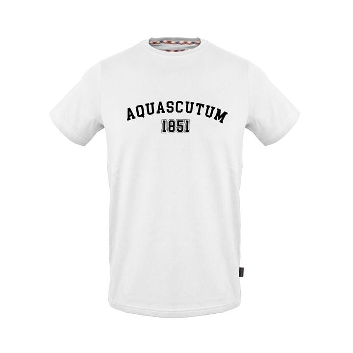 Aquascutum Men's White T-Shirt in Size M, Sports Direct