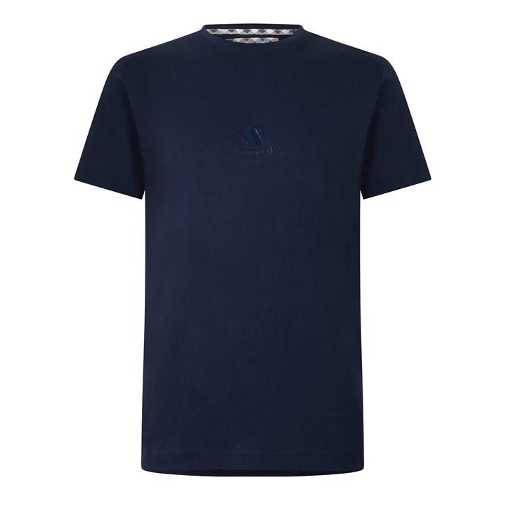 Aquascutum Men' Blue T-Shirt in Size S, Sports Direct