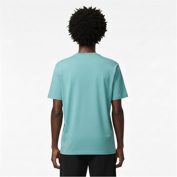 Aqua 445 - Boss - Mens BOSS GREEN T-Shirt with Logo Design Stretch Cotton