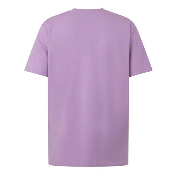 Lilac 536 - Boss - Mens BOSS GREEN T-Shirt with Logo Design Stretch Cotton