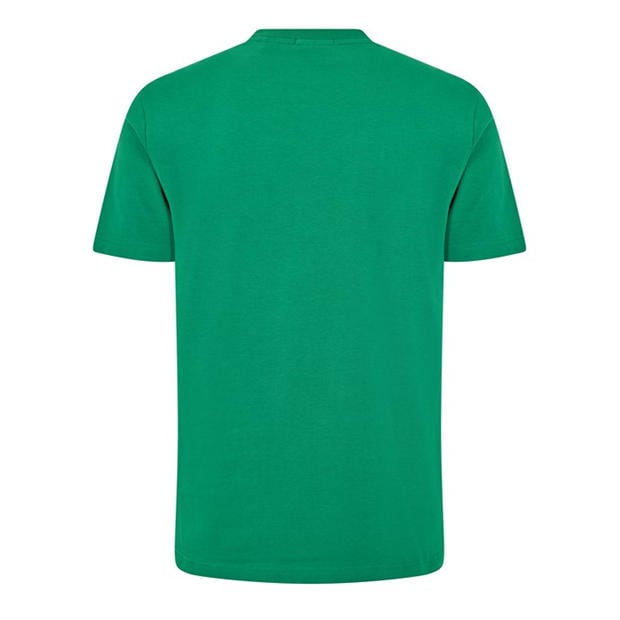 Green 319 - Boss - Mens BOSS GREEN T-Shirt with Logo Design Stretch Cotton