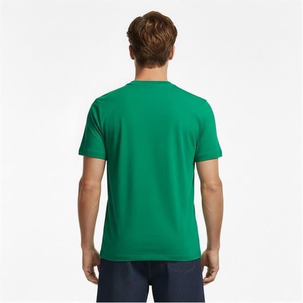 Green 319 - Boss - Mens BOSS GREEN T-Shirt with Logo Design Stretch Cotton