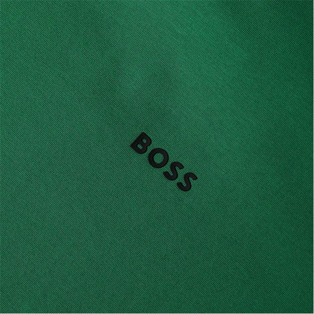 Green 319 - Boss - Mens BOSS GREEN T-Shirt with Logo Design Stretch Cotton