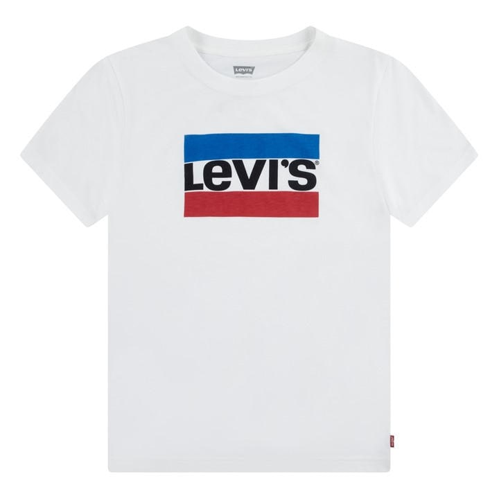 Levis  Kids White Sportswear Logo T Shirt in Size 14 Years, Sports Direct