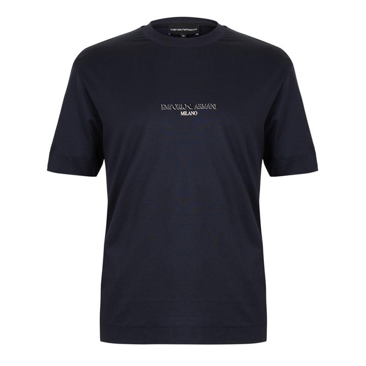 Emporio Armani Men's Blue T-Shirt in Size XL, Sports Direct