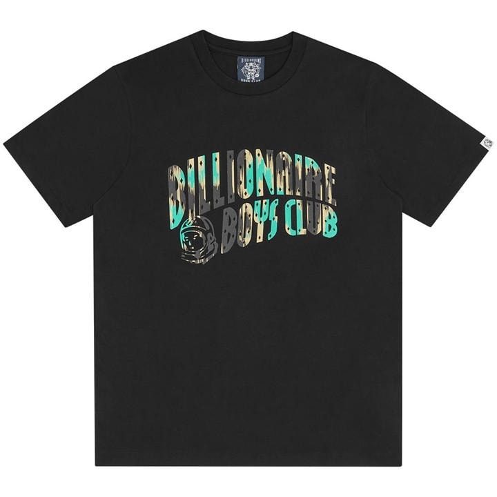 Billionaire Boys Club Men' Black Bbc Leopard Camo T Sn64 in Size S, Sports Direct
