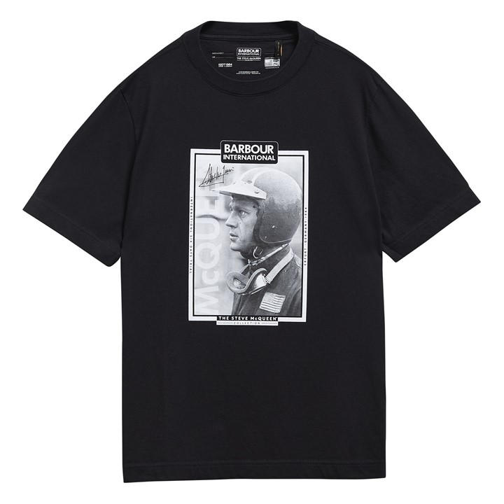 International  Men's  B.int Smq Ramshaw T Sn64, Football by Barbour  in Size L, Sports Direct
